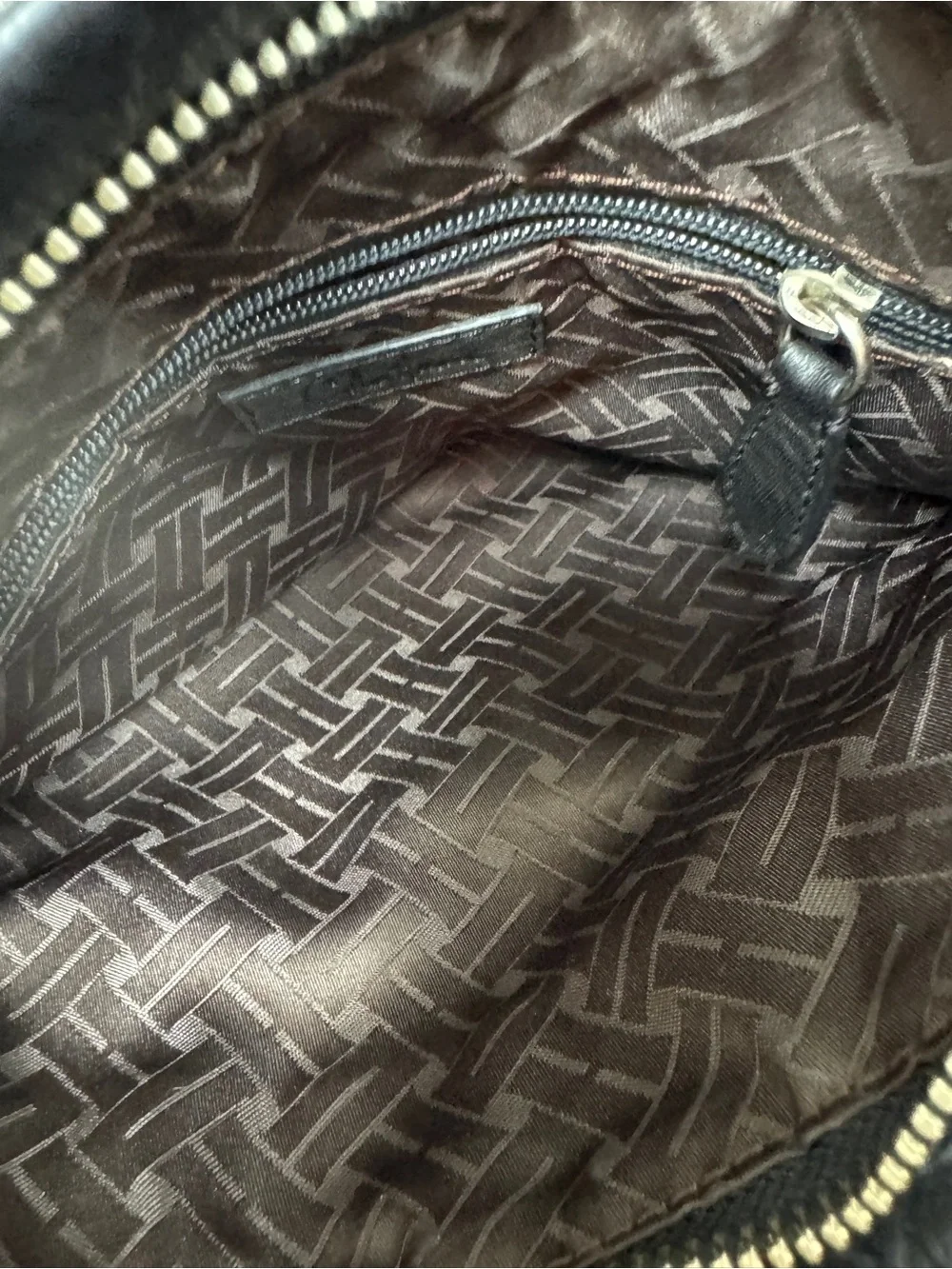 Cole Haan Black Pebbled Leather Crossbody Bag